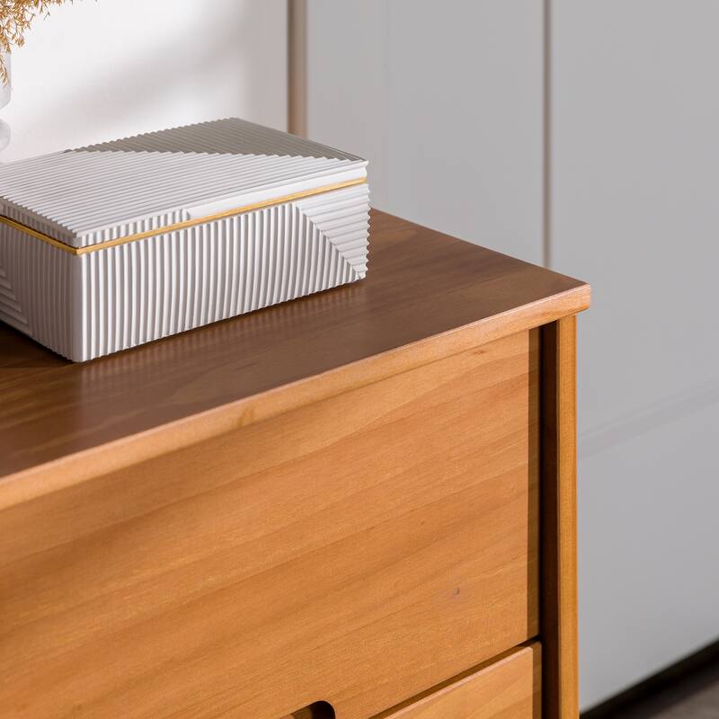 Middlebrook Mid-Century Solid Wood 2-Drawer Nightstand, Set of 2