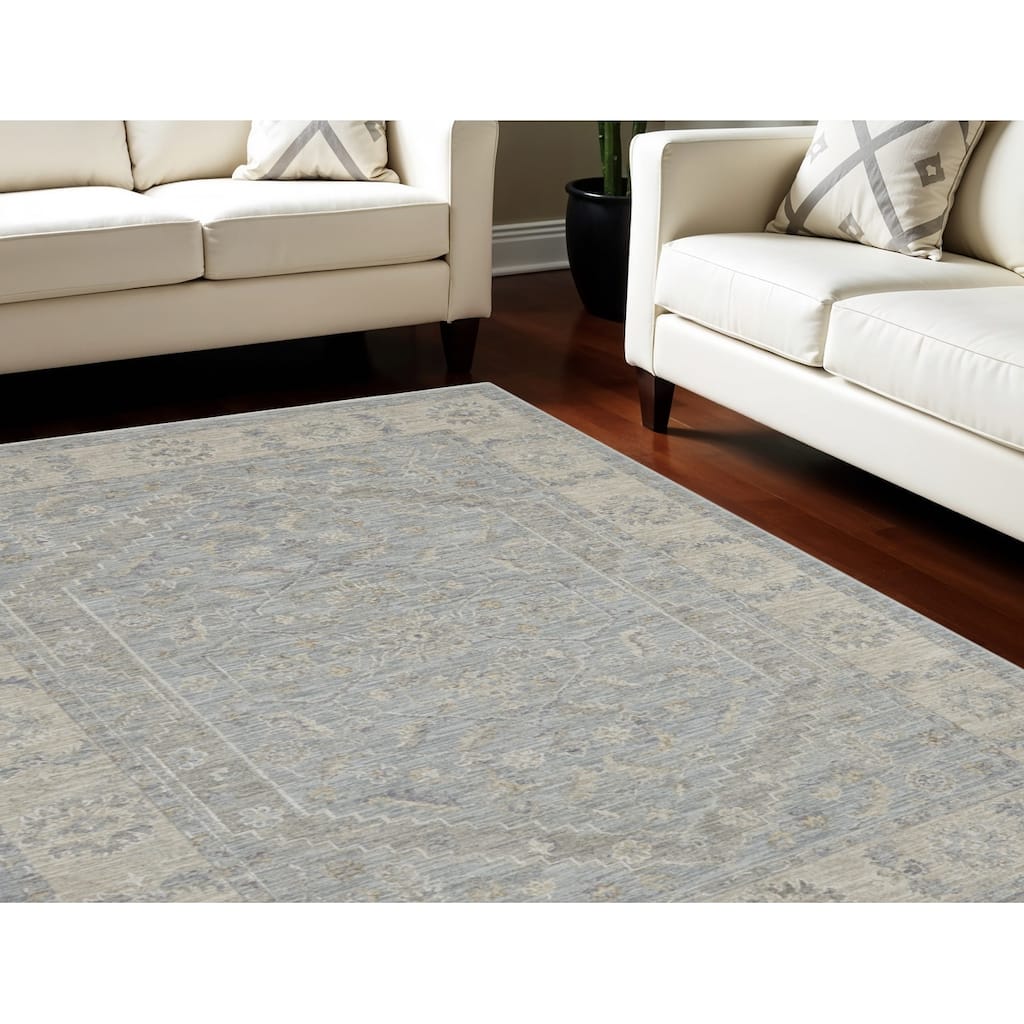 Power Loomed Floral Traditional Area Rug - 124' X '94' X '0.5