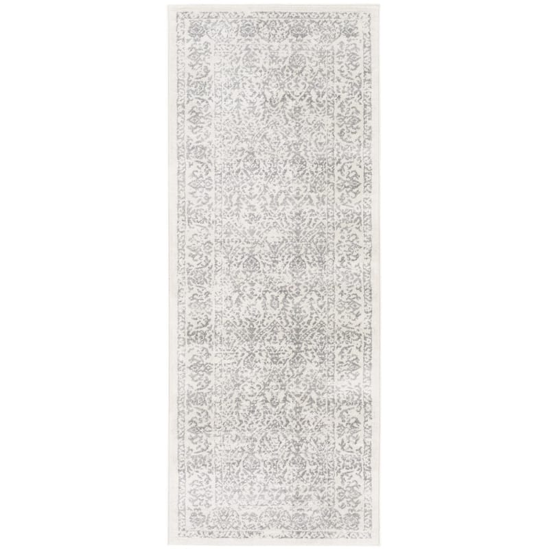 Livabliss Roma Distressed Medallion Area Rug - 2' 7" x 7' 3" - Ivory