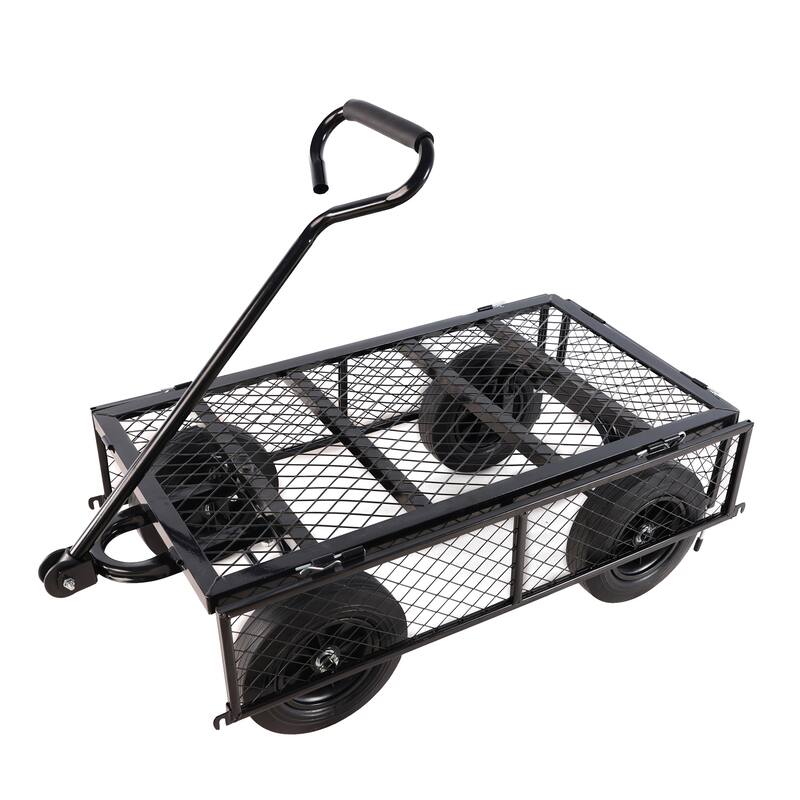 Solid wheels Tools cart Wagon Cart