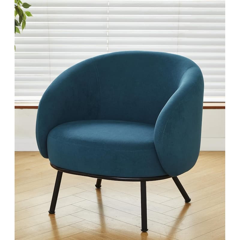 Luxury and Elegance Modern Channel Chair with Velvet Fabric Material Dense Foam and Heavy Webbing