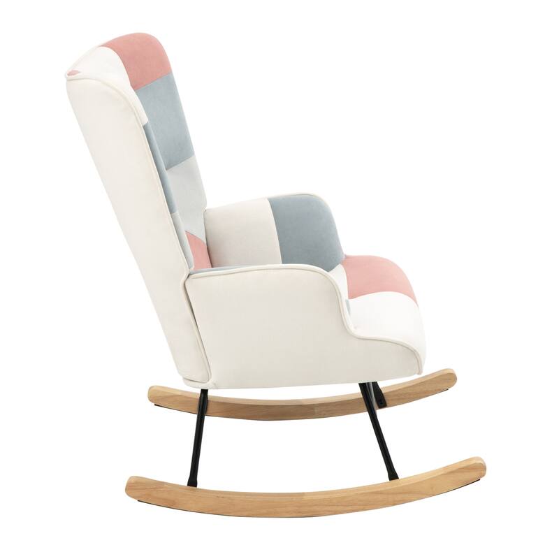 Comfortable Rocking Chair with Ottoman, Ideal for Relaxing in Style and Comfort