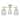 Innovations Lighting Endless Possibilities Arcadia - Caledonia - 3 Light 23" Semi-Flush Mount with Mouchette Shade