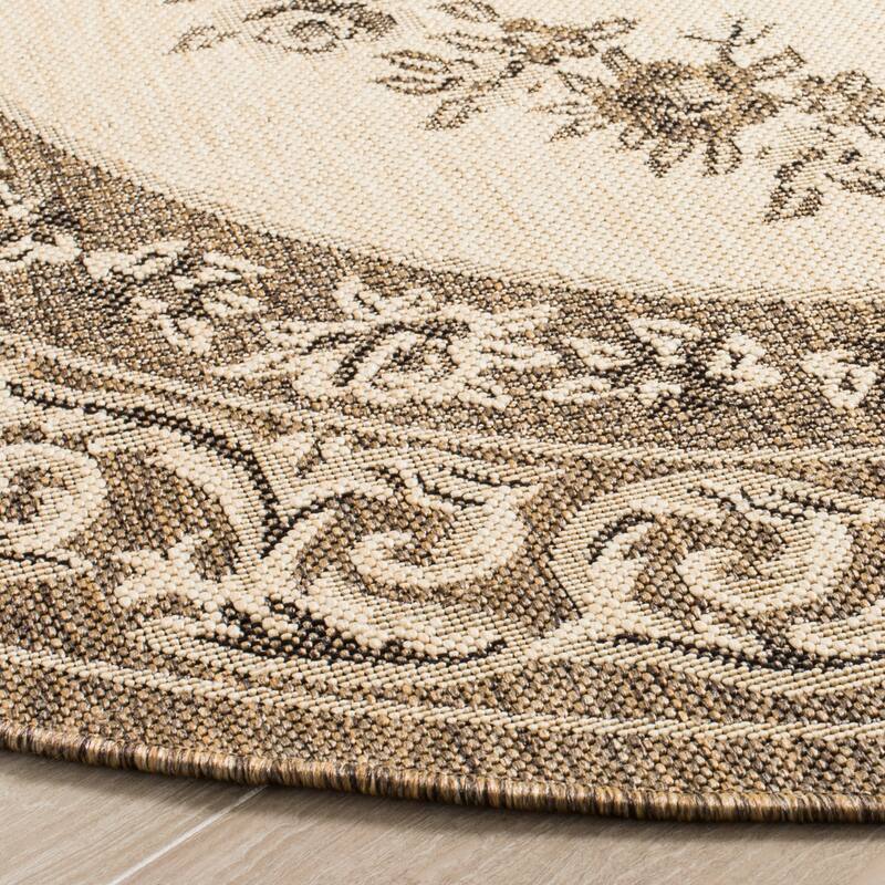 SAFAVIEH Courtyard Berendje Indoor/ Outdoor Waterproof Patio Backyard Rug