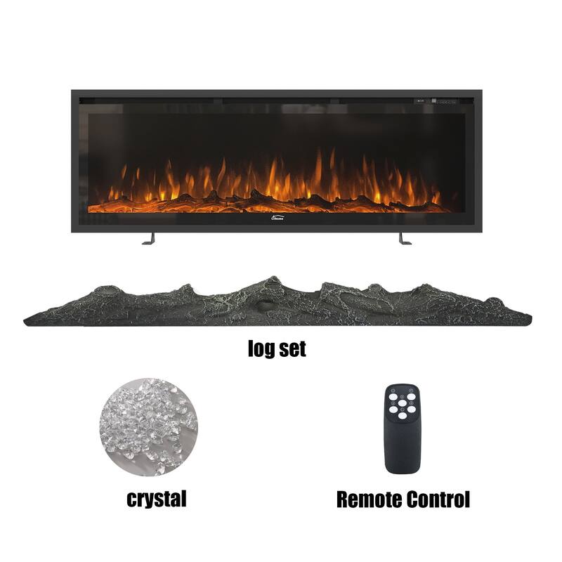 Built-in Wall-mounted Freestanding Electric Fireplaces