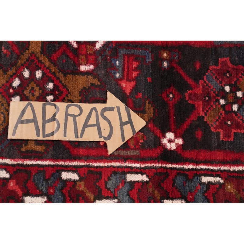 Hand Knotted Oriental 100% Wool Carpet Traditional Medallion Red Heriz Area Rug - 13' 3'' X 9' 10''