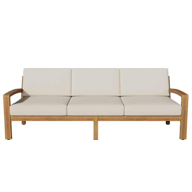 Grenada Outdoor Acacia Sectional Sofa Set by Christopher Knight Home