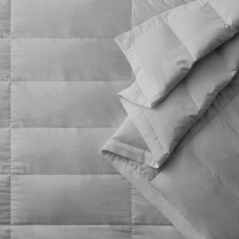 Lightweight Cooling Lyocell White Down Comforter, Tencel Oversized Blanket for Summer