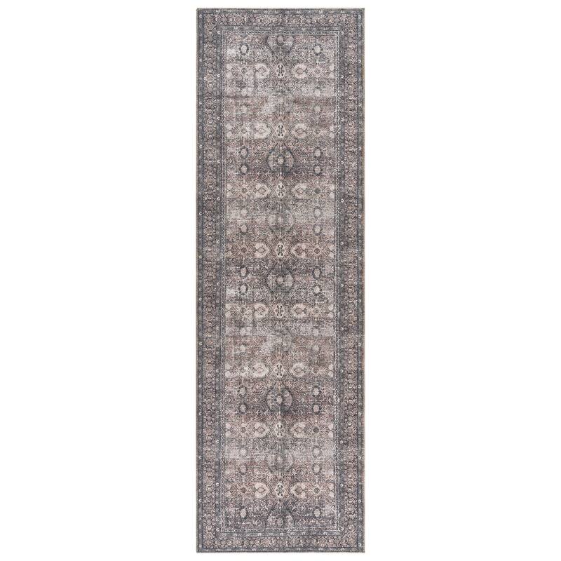 Thomasville Emporia Industrial Old World Chenille Machine Washable Non-Slip Flat Pile Area Rug Collection