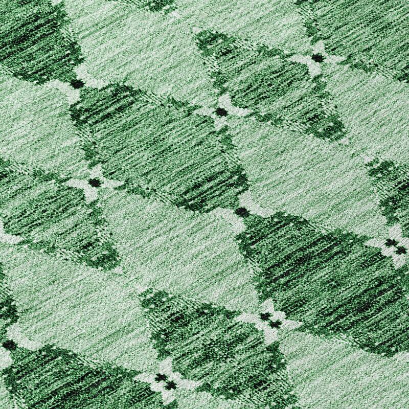 Machine Washable Indoor/ Outdoor Chantille Modern Boho Damask Rug