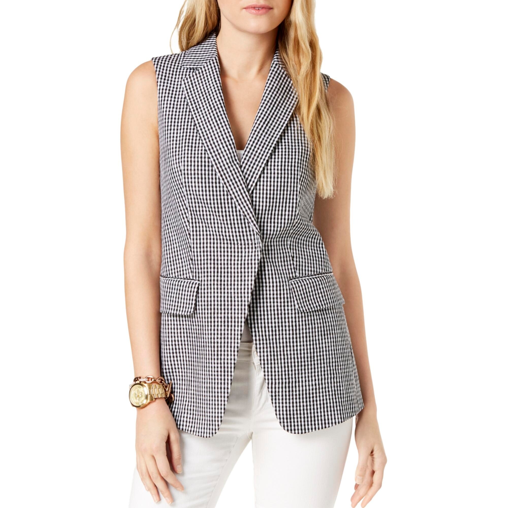 michael kors vest womens grey
