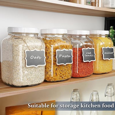Gallon Clear Glass Jar with Lid