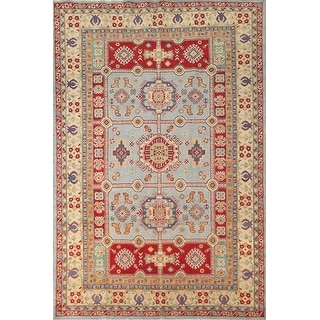 Kazak Oriental Area Rug Handmade Bedroom Wool Carpet - 6'9