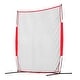 preview thumbnail 1 of 8, 7x7 Feet Portable Ball Sports Barrier Netting with Carry Bag and Steel Pipe Base