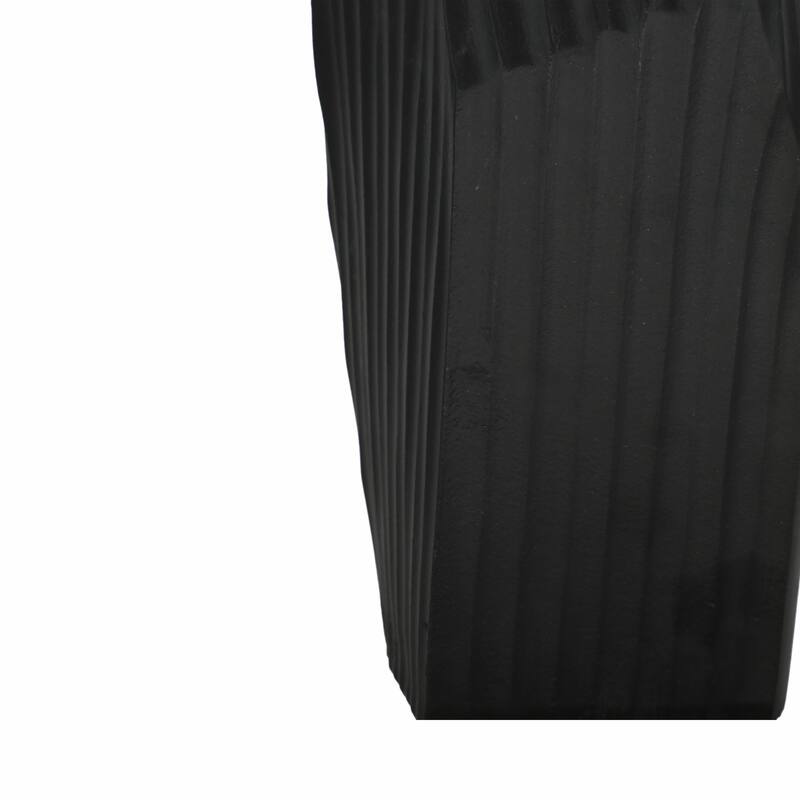 Aluminum Metal Balaz Asymmetrical Sculpted Vase