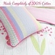 preview thumbnail 2 of 6, Cozy Line Pink Blossom Cotton Reversible Quilt Bedding Set