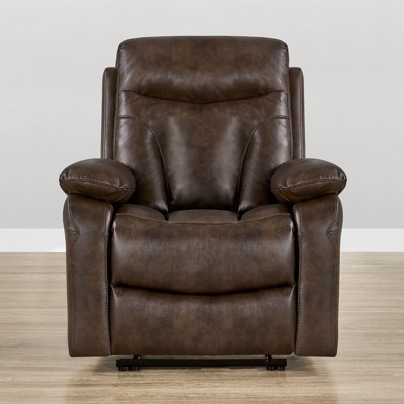 Spruce & Spring Dual Motor Power Recliner Wall Hugger with Power Headrest