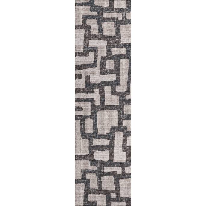 Indoor/ Outdoor Addison Yuma Modern Cobblestone Washable Area Rug