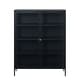 preview thumbnail 13 of 25, Rye Studio Cairyn Modern Glass and Metal Cabinet
