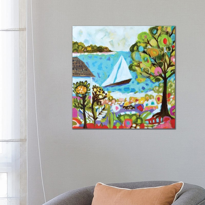 iCanvas "Nautical Whimsy V" by Karen Fields Canvas Print - 26x26x1.5