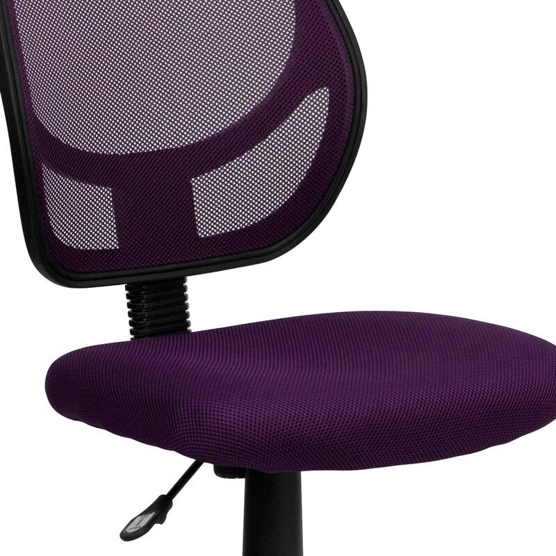 Low Curved Back Mesh Swivel Task Office Chair