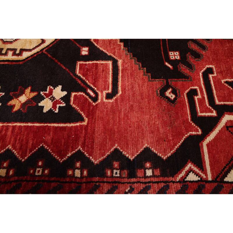ECARPETGALLERY Hand-knotted Andelz Light Red Wool Rug - 4'5 x 6'4