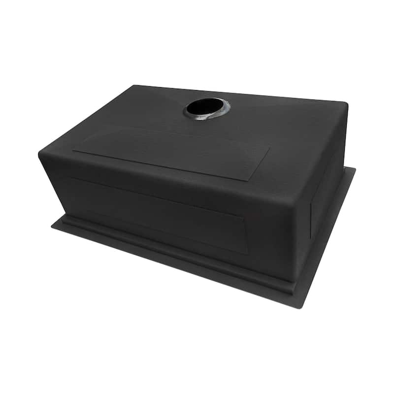 Ruvati 30-inch Gunmetal Black Stainless Steel Workstation Undermount Kitchen Sink - RVH6530BL