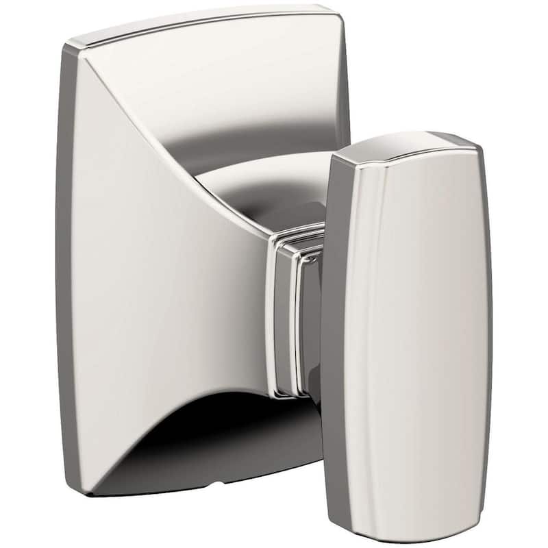 Amerock Highland Ridge Single Robe Hook - Polished Nickel