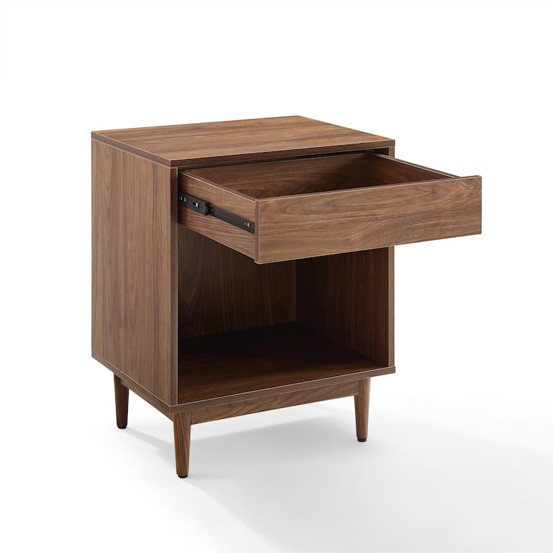 Crosley Liam Record Storage End Table - 25.5"H x 20"W x 15.75"D