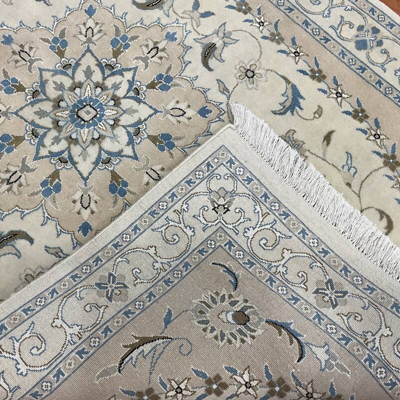 HERAT ORIENTAL Handmade Nain Wool & Silk Rug - 3'8" x 5'8"