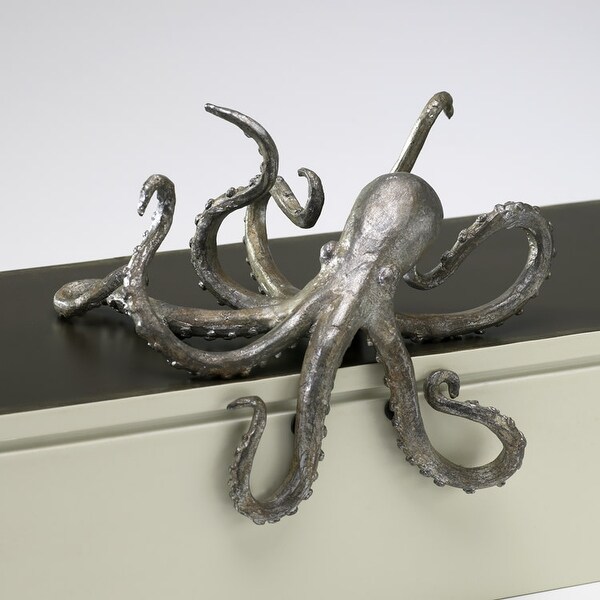 Cyan Design 02827 3.75" Octopus Shelf Decor - Pewter