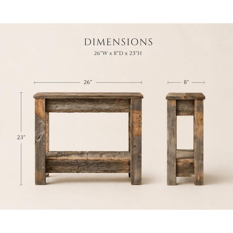 Rustic Bohemian Side Table