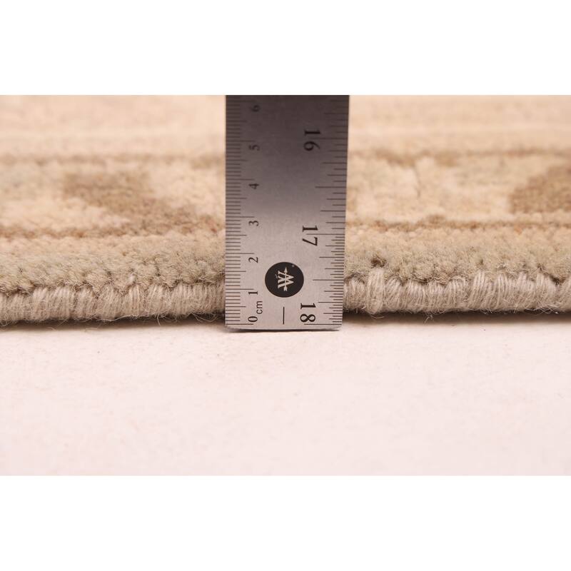 ECARPETGALLERY Hand-knotted Royal Oushak Grey Wool Rug - 8'2 x 10'0