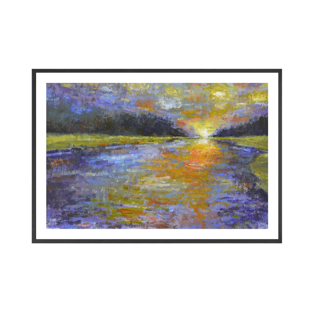 Canyon Sunset Framed Print Wall Art by Norman Wyatt Jr.