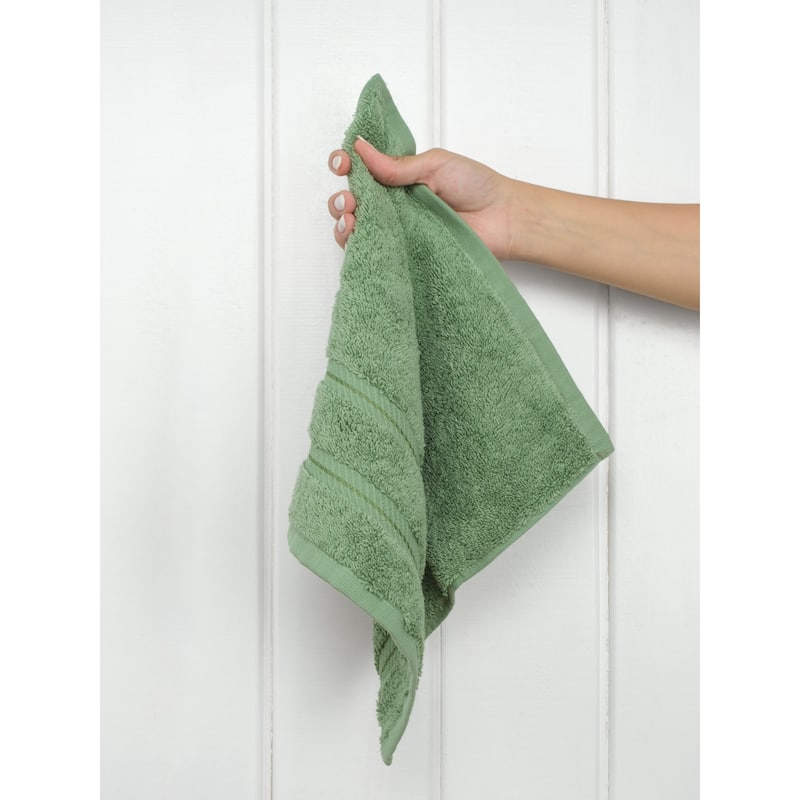 American Soft Linen Premium 100% Cotton 4-Piece Washcloth Set