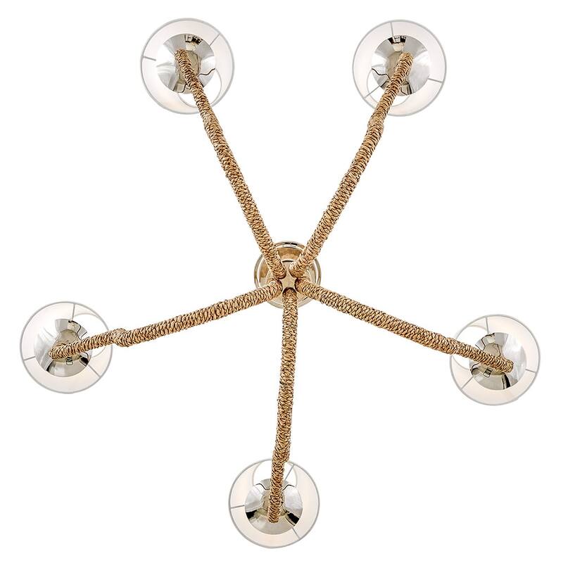 Hinkley Lighting 48444 Harwich 5 Light 36" Wide LED Chandelier
