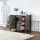 preview thumbnail 120 of 177, Altair Hadiya Bathroom Vanity with Composite Stone Countertop without Mirror