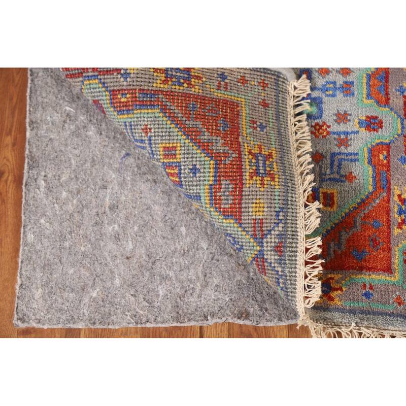 Geometric Kazak Oriental Area Rug Handmade Wool Carpet - 2'0"x 3'0"