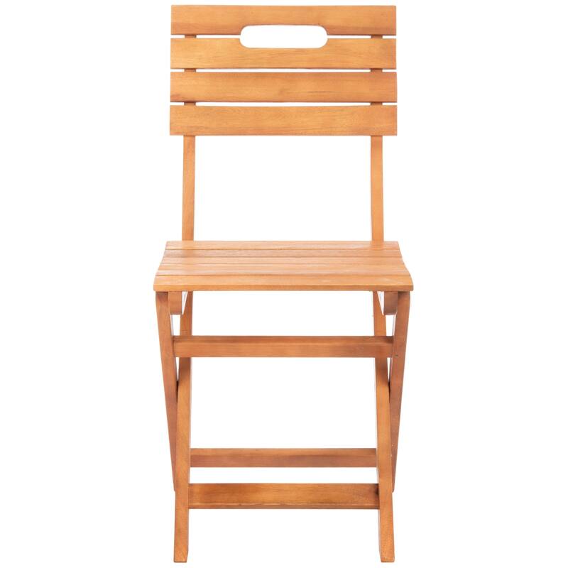 SAFAVIEH Outdoor Alfrin Folding Chairs - 16Wx21Dx34H