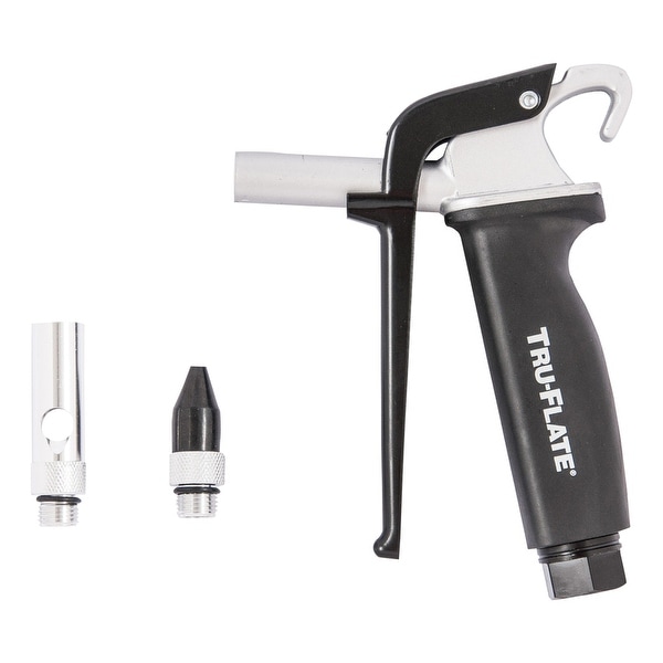 Tru-Flate 18-612 Hi-Flo Blowgun, Aluminum, 1/4"