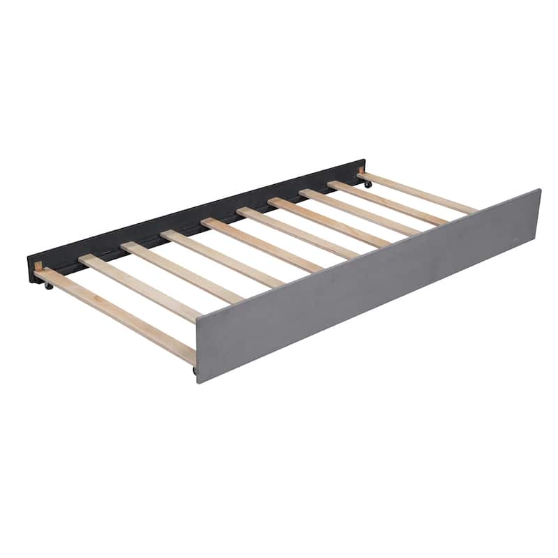 Velvet Upholstered Daybed with Stripe Shaped Backrest & 2 Armrests, Wood Panel Bed Frame with 2 Drawers or Trundle Bed