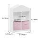 preview thumbnail 12 of 18, Kids Dollhouse Bookcase with Storage