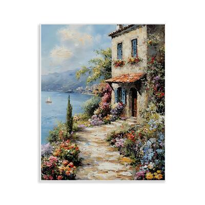Stupell Seaside Cottage Architecture Wall Plaque Art Design By Franklyn Gregory