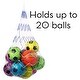 preview thumbnail 4 of 2, Ball Carry Net, Braided Double Color, 20 Balls - 20 Balls