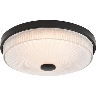 Vaxcel Lighting C0324 Preston 13" Wide LED Flush Mount Drum Ceiling