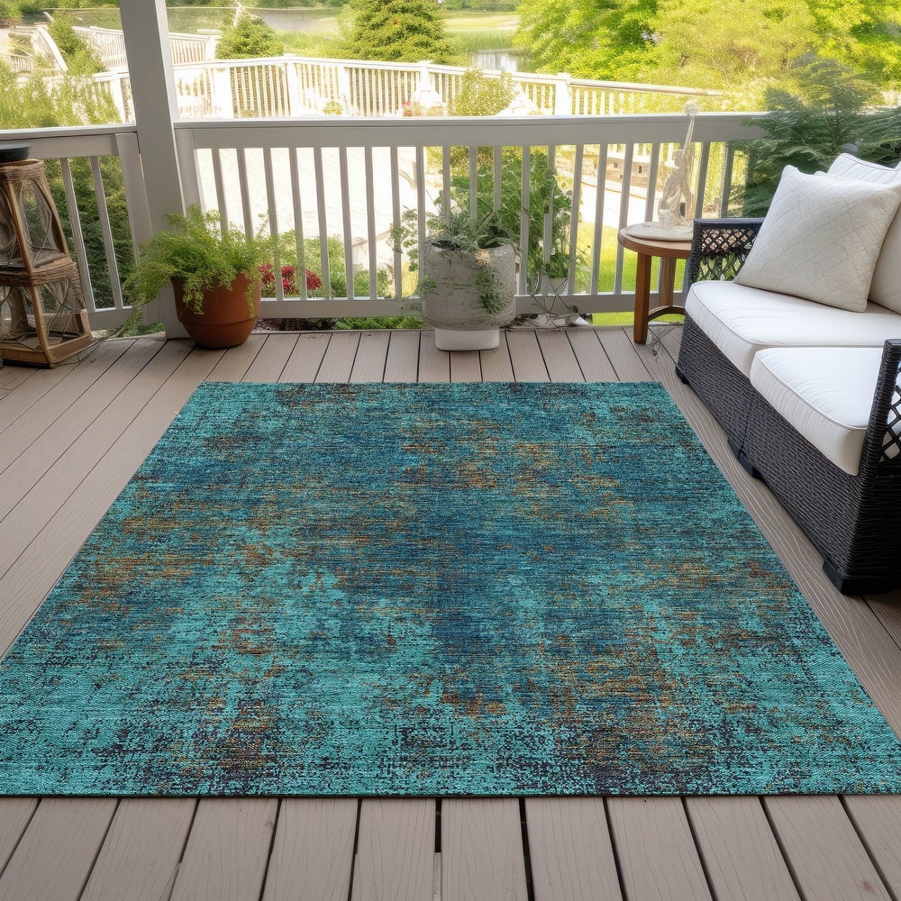 Machine Washable Indoor/ Outdoor Chantille Rug