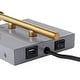 preview thumbnail 5 of 14, Justina Swing Arm 1-Light Modern Midcentury Iron USB Charging Port LED Sconce, by JONATHAN Y