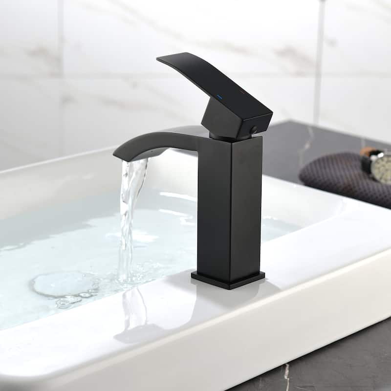 Single Handle Deck Mount Bathroom Faucet