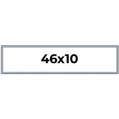 46x10 Frame Rustic Sky Blue Solid Wood Picture Frame | 0.75 Inch