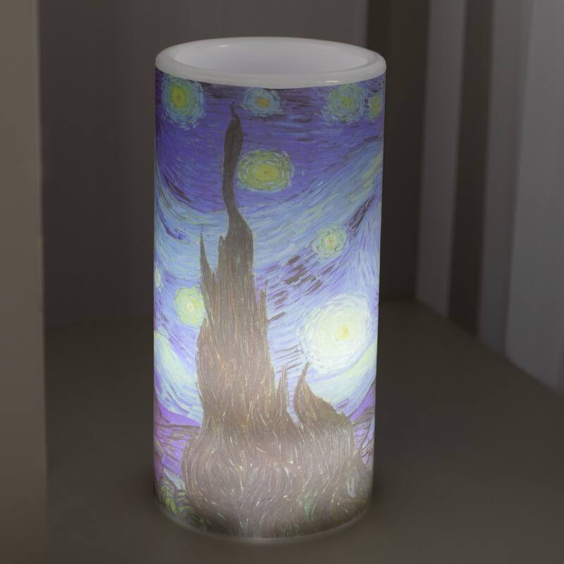 Lavish Home 3-Pack Van Gogh Collection LED Candles - 3-pieces